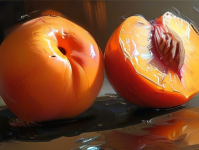 每天一个桃子，健康生活的艺术，每日一桃，健康